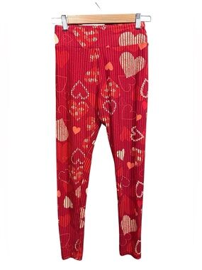 💰BOGO FREE LuLaRoe Valentines Heart Print Leggings 0S